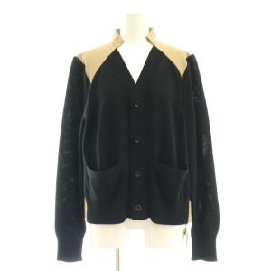 24SS Cotton Gabardine x Knit Cardigan