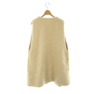 HOUSE OF LOTUS ボアオーバーサイズジレ ベスト M アイボリー /MI OS