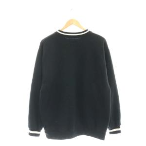 WTAPS WTVUA CREW NECK COPO クルーネックスウェット トレーナー 長袖 刺繍 X 02 ブラック