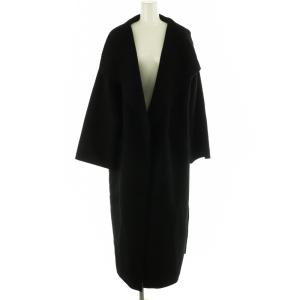SIGNATURE WOOL CASHMERE COAT S ブラック