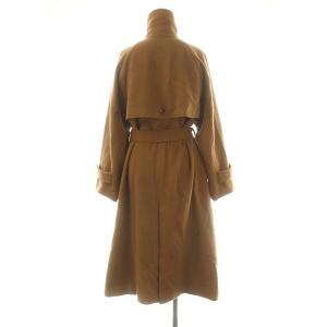SLOBE IENA 23AW カシミヤ混ウールトレンチコート ベルト付き 36 キャメル /MI OS