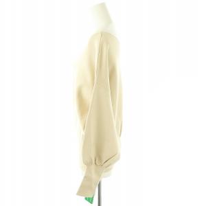 LagunaMoon 24AW ウエストリブ2WAYニットプルオーバー セーター 長袖 F ライトベージュ /ES OS