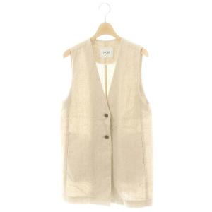 リネンジレ ベスト ベージュ /HK OS