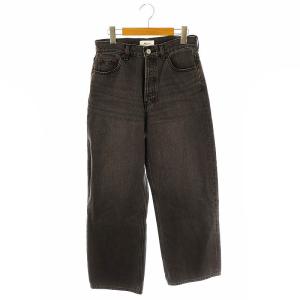 23AW バギーワイドデニムパンツ ジーンズ ボタンフライ 0 グレー /AT OS
