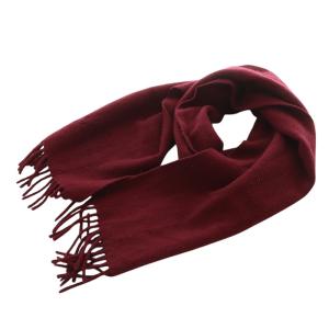 マフラー フリンジ レッド