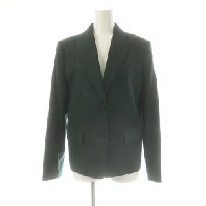 PAUL SMITH スーツ セットアップ ウール ピークドラペル シングル2B テーラードジャケット スラックス パンツ 42 40 緑