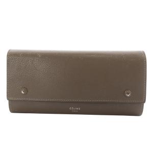 三つ折り Wホック 財布 ウォレット ロゴ レザー 白 ホワイト