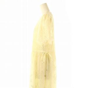 Diagram GRACE CONTINENTAL 24AW レースドロストワンピース ロング 36 アイボリー /ES OS