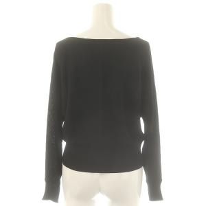 Grace Class 24AW シアードルマントップ トップス ニット カットソー 長袖 36 ブラック