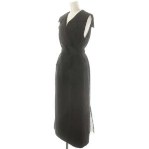 Diagram GRACE CONTINENTAL 24AW バックプリーツトレンチワンピース ロング 36 ベージュ