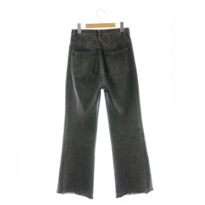 Diagram GRACE CONTINENTAL 24AW サイド切替フレアデニムパンツ ジーンズ カットオフ 36 グレー