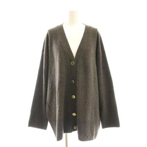 24AW カーディガン ニット 長袖 36 ダークブラウン /ES OS