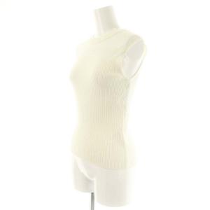 Diagram GRACE CONTINENTAL 24AW リブシアーニット ノースリーブ 36 オフホワイト