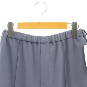 Grace Class 23AW ピンタックイージーパンツ ストレート センタープレス 36 青 ブルー /AT OS