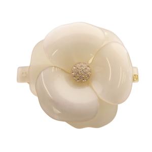 カメリア バレッタ ロゴ べージュ /SR32