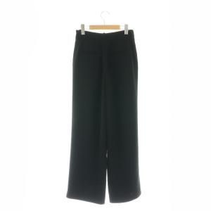 Lisiere L'Appartement Lowrise Tuck Wide Pants ワイドパンツ タック 36 ブラック /DF OS SH