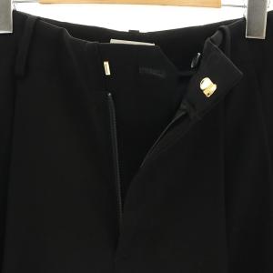 Lisiere L'Appartement Lowrise Tuck Wide Pants ワイドパンツ タック 36 ブラック /DF OS SH