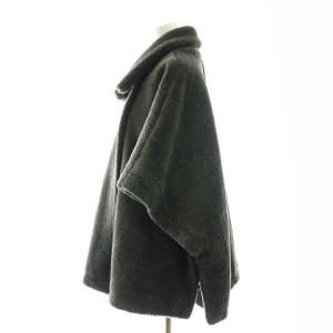 COCO DEAL 23AW ボア ケープ コート 七分袖 1 グレー /AT OS