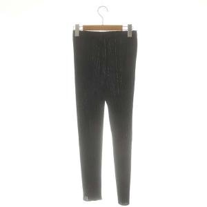 PLEATS PLEASE ISSEY MIYAKE BASICS プリーツ ストレートパンツ イージー ブラック /HK OS