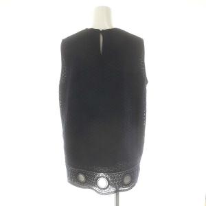 Chloe ノースリーブ カットソー 刺繍 34 紺 /MI OS