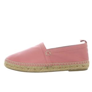 スリッポン スニーカー アナグラム エスパドリーユ レザー 36 ピンク /YO10