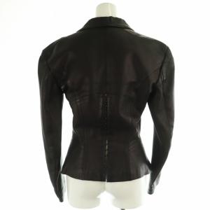 ALAIA レザージャケット 38 ブラック