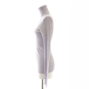 GALERIE VIE 23AW プルミエールウールリブ タートルネックプルオーバー ニット カットソー F 紫 パープル