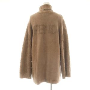 FENDI Double F Logo High/low Turtleneck Sweater