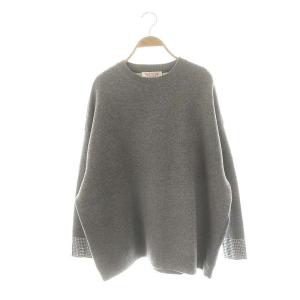 Gray sweater with crystals XS
