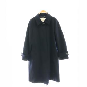 HUMBIE ライトウェイト メルトン ウール ハンビーロングコート 6 ネイビー