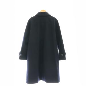 MACKINTOSH HUMBIE ライトウェイト メルトン ウール ハンビーロングコート 6 ネイビー