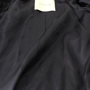 MACKINTOSH HUMBIE ライトウェイト メルトン ウール ハンビーロングコート 6 ネイビー