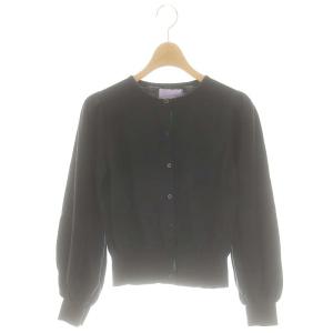 UVカットショートカーディガン 長袖 S ブラック /DO OS