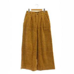 太コールテンワイドパンツ タック コーデュロイ 38 茶 ブラウン /AT OS