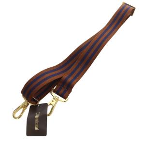 Border belt ショルダーストラップ 茶色 /YO4