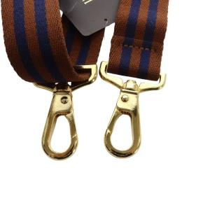 L'Appartement Border belt ショルダーストラップ 茶色 /YO4