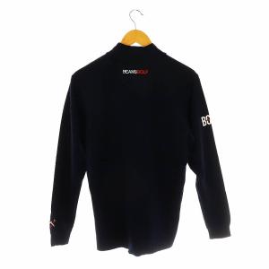 BEAMS GOLF タートルネックカットソー Tシャツ 長袖 M ネイビー /DF OS AD