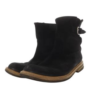 BUTTERO エンジニアブーツ ショート スエード 42 ブラック /YO15 AD