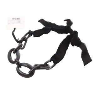 RED VALENTINO REDVALENTINO チェーン リボン ネックレス 黒 ブラック /SR15 SH