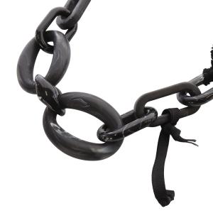 RED VALENTINO REDVALENTINO チェーン リボン ネックレス 黒 ブラック /SR15 SH