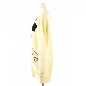 Chesty ラビットニットワンピース ミニ 長袖 F オフホワイト マルチカラー /DO OS