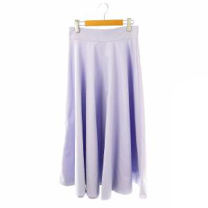 23SS サーキュラーフレアスカート ロング 38 ペールラベンダー /DO OS