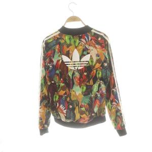 adidas Originals BR5155 ジャケット ブルゾン 総柄 OT 黒 マルチカラー