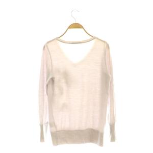 VIVIENNE TAM ドラゴンフロッキートップス カットソー Vネック 0 グレージュ カーキ