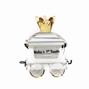 ベビー ファースト乳歯ワゴン ケース Baby's 1st Tooth Wagon 乳歯入れ クリスタル