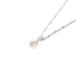 Solitaire ネックレス ペンダント シルバー色 /SR