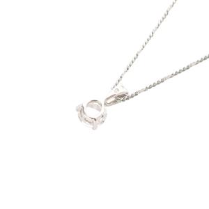 SWAROVSKI Solitaire ネックレス ペンダント シルバー色 /SR