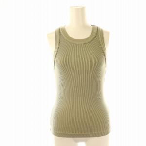 23SS ISABEL RIB タンクトップ リブ XS ライトカーキ /ES OS