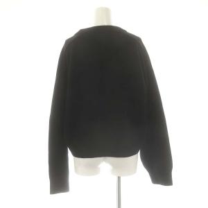 Deuxieme Classe 23AW ミドルゲージ プルオーバー ニット 長袖 ブラック