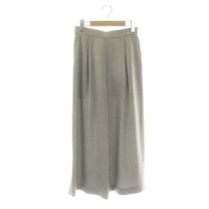 WASHABLE WIDE PANTS 38 グレー